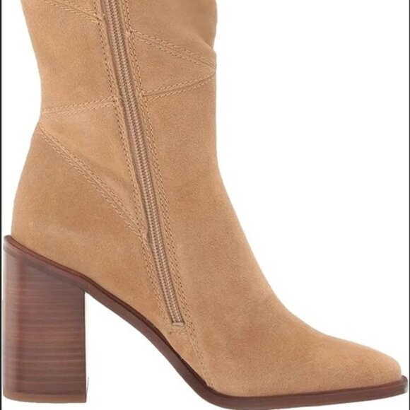 Franco Sarto Women's Stevie Suede Mid Calf Boot - Picture 2 of 5